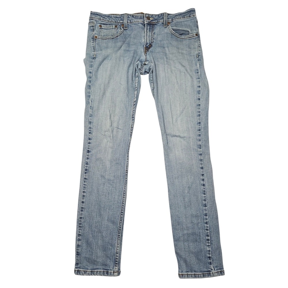 Levis VTG 524 Too Superlow Jeans Light Wash Slim Straight Sz 11 M